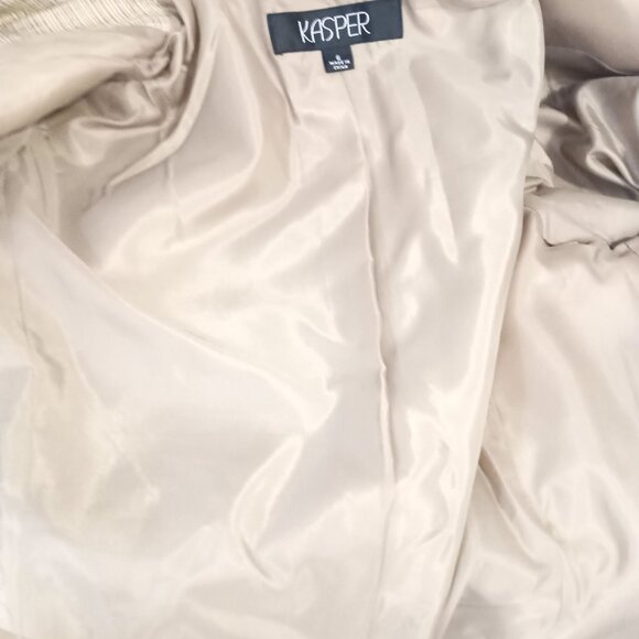 Kasper Women’s Blazer Sage Green 2 Button Lined Career Jacket Size 6 - Picture 7 of 7